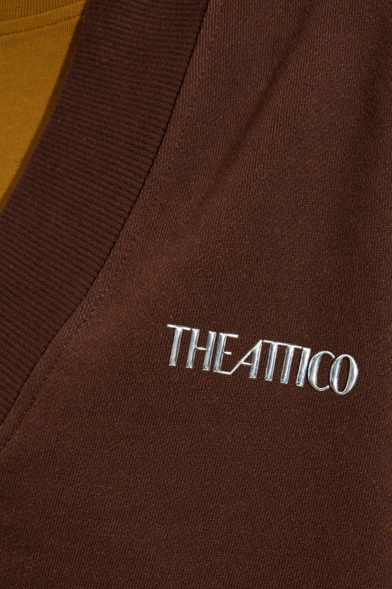 Brown Sweatshirt with logo The Attico - Vitkac AS